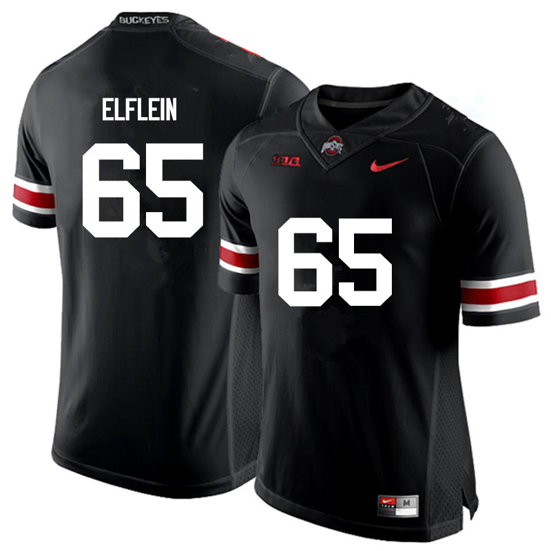 Ohio State Buckeyes #65 Pat Elflein College Football Jerseys Game-Black